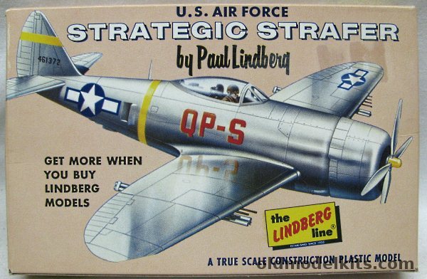 Lindberg 1/72 P-47 Thunderbolt US Strategic Strafer, 416-39 plastic model kit